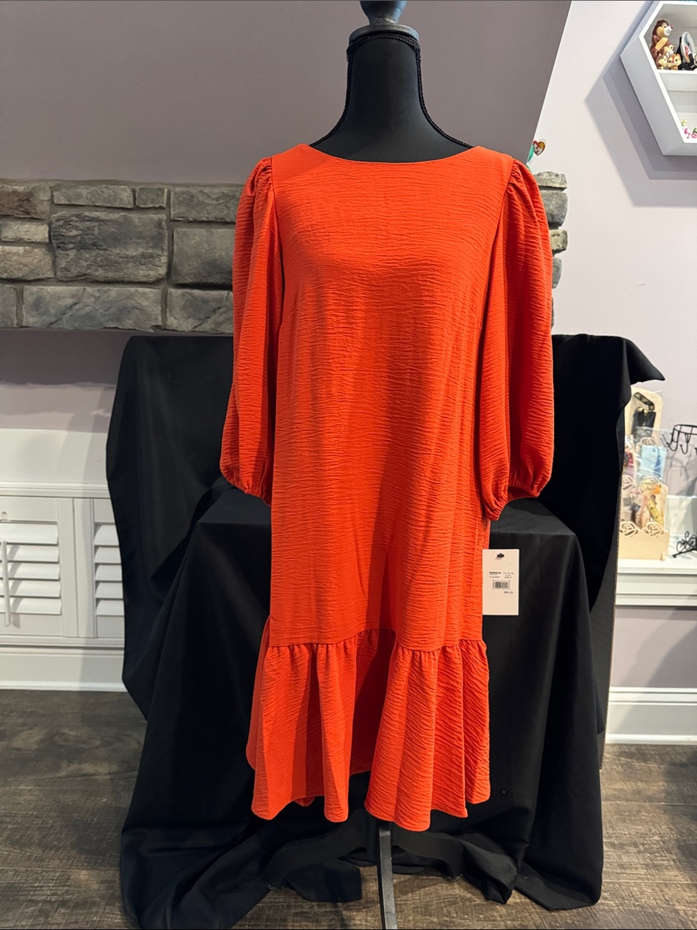 Women’s Harper Rose Long Ballon Sleeve Shift Dress~NWT